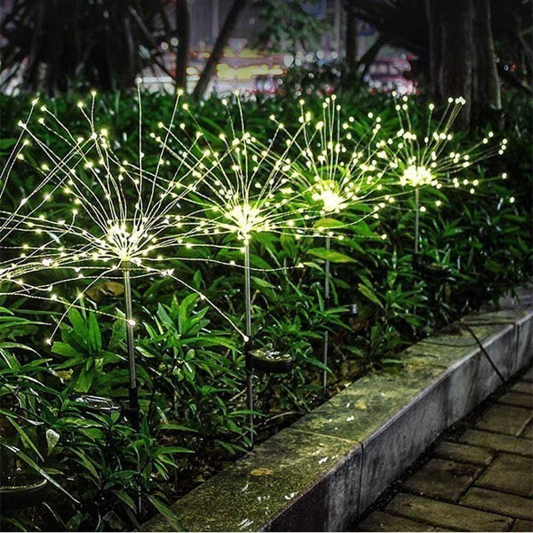 Artiled® - Lampe solaire waterproof effet feu d'artifice