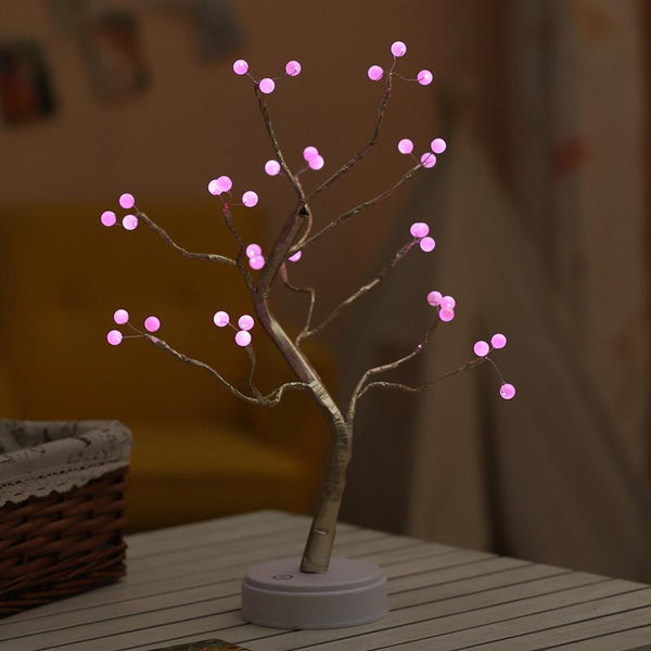 BESTA - Arbre Lumineux Blanc Chaud LED Ampoules Lumières USB Bonsaï  Lumières D'Arbre Lumières Décoratives pour Noël Intérieur Décoration  ​Maison Fête Mariage Festival Décor(45cm/1.5ft) - Lampes à poser - Rue du  Commerce