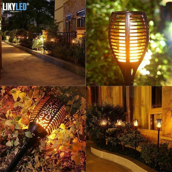 Sunyled®: Torche solaire Led  Balise Effet flamme – likyled-france