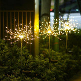 Artiled® - Lampe solaire waterproof effet feu d'artifice