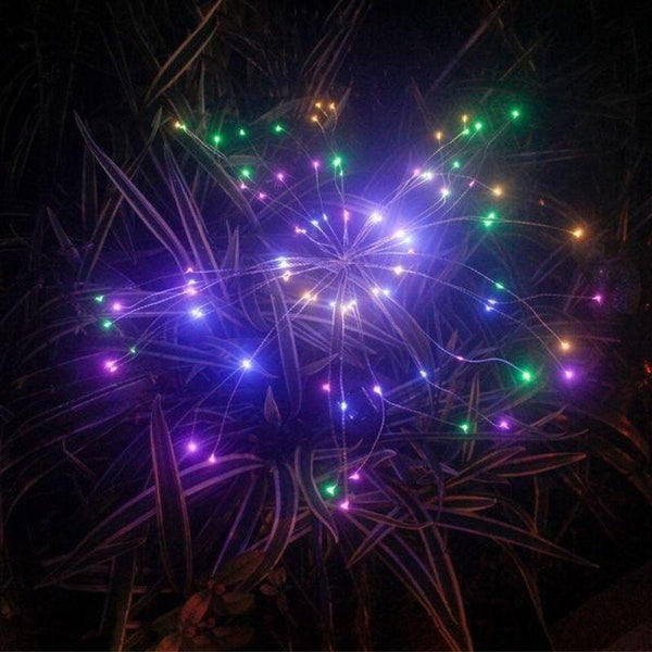 Htwon 200 LED Feu D'Artifice Solaire ExtéRieur éTanche Chemin