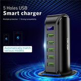 Chargeur 5 Port USB Rapide | Affichage Led