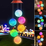 Lampe extérieur boule de Crystal à énergie solaire